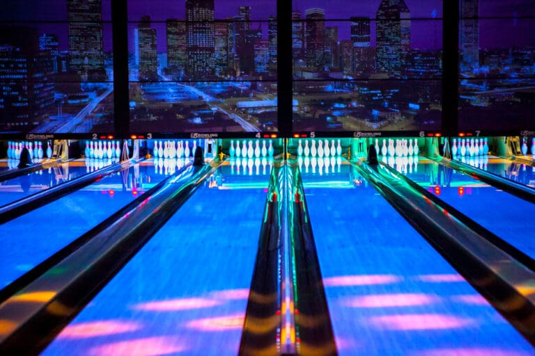 Cosmic Bowling | Glow Bowling | Times Square Entertainment | Katy, TX